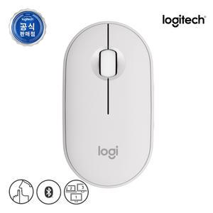 로지텍 코리아 PEBBLE M350S 블루투스 무선 마우스 화이트
