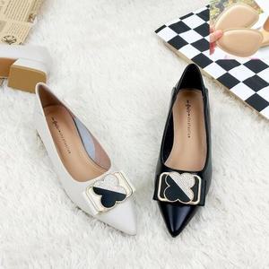 [제이시]제이시 발편한 여자구두 5cm 리본 큐빅 구두  K278