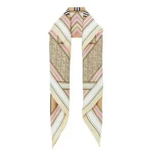 버버리 멀티프린트 실크 스퀘어 스카프