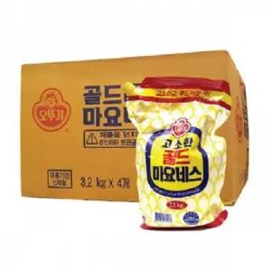 오뚜기 고소한 골드 마요네즈스파우트팩3.2k 4개 1박스