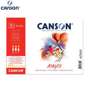 CANSON 캔손 아크릴페이퍼 낱장팩 B5 400g 18x25cm 10매