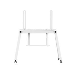 [와이드뷰]무빙 이동식 TV 거치대 스탠드 이젤4발형 화이트색상 대형티비 호환 127~190cm EKW5946W