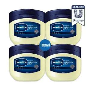 바세린 오리지널 프로텍팅 젤리 100ml 4개