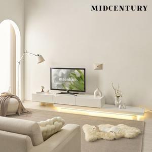 리뉴얼 헨리 LED 확장형 거실장 티비다이 TV장 1800~2100 3colors