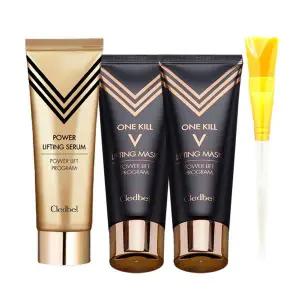 끌레드벨 원킬 파워리프팅 V마스크 70ml 2개 + 세럼 + 브러쉬