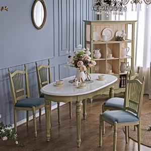 [버지니아]루이 4인용식탁 원목테이블 휴그린