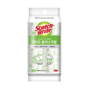 3M 스카치브라이트 대형 테이프 클리너 리필 2개입 160mm X 8m
