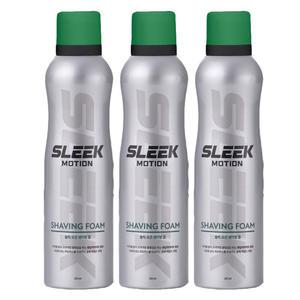 도루코 슬릭 모션 쉐이빙폼 210ml X 3개 면도크림