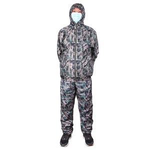 방진복 투 위장 보호 오성카모 후드 팬츠 방수 세트 카모 정전기 후끼 XL