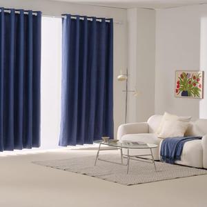 [모던하우스] ON 메모리 암막커튼 네이비 140x240 2개세트 아일렛