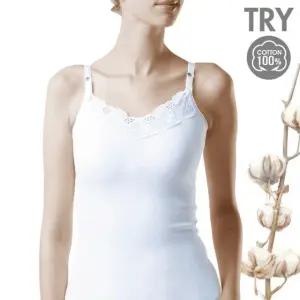 [트라이]순면 여성 끈조절 211 케미숄 1매