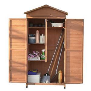 농기구보관함 야외 간이 농막 원목 1000X580X1900MM 높이 공구 다용도