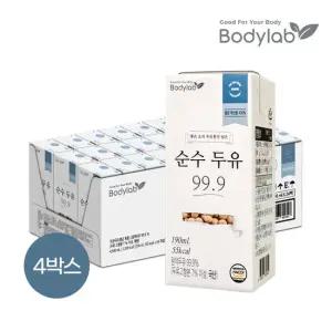 바디랩 순수두유 99.9 190ml 24팩 x4박스