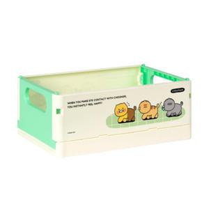 카카오프렌즈 카카오 춘식이 오디너리 폴딩박스 S 접이식 수납 박스 정리함 수납함 바구니 다용도 박스