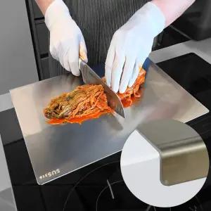 [의료용 스텐] 더화이트 316 스텐 도마 30x40 / ㄱ자형 플레이팅 이유식