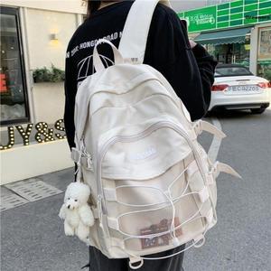 가방 남여공용 데일리 중학생 백팩 책가방 고등학생 캐주얼 노트북 학교