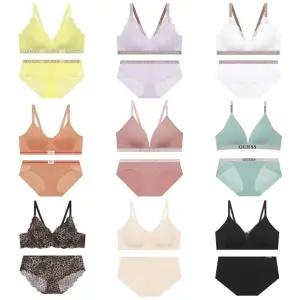 [롯데백화점]게스 [선물포장] 노와이어 브라렛세트 9종 택1 BRBP222-325-991