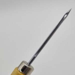 [2개묶음] 공예나무손잡이바늘구멍 송곳 바늘송곳1P 가죽 가죽공예 공예용품