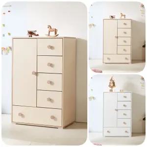 도어 초등학생옷장 5단 아기옷서랍장 키즈장 800