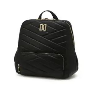 닥스 액세서리 여성 24FW [스테디셀러] 블랙 DD로고 소가죽 백팩 WCBA4F632BK
