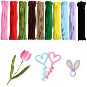 [펠트친구]5mm 단색 칼라 모루(약100개) [4023] / 모루 인형 철사 공예 만들기 수업