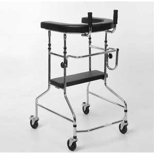 노인 보행기 병원 재활 치료 걸음 디스크 동행 보조기 보행카(HU타입/6륜)-블랙시트