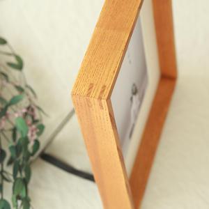 애쉬원목액자 웨딩 가족사진 프레임 4x6