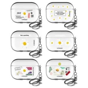 에어팟프로 전용 데이지 플라워 클리어 케이스