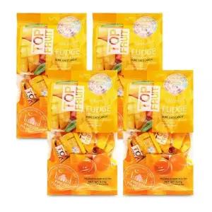 낱개포장 젤리 망고맛 4봉 과일젤리 탕비실간식 coowy 쿠위 탑젤리 베트남 망고젤리 320g 4개