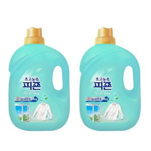 피죤 섬유유연제 세탁 초고농축 실내건조 프레시 4LX2 BNS