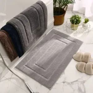 포유 단색 북유럽 극세사 면 주방매트 발매트 욕실