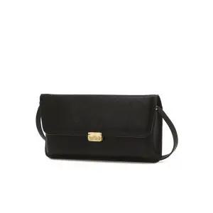 갤러리아 DCWA5F864 닥스 블랙 체크 장식 포인트 소가죽 미니 크로스백