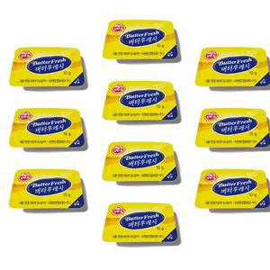 편한 휴대용 일회용 오뚜기 버터10gX10개 간편소스.발라먹는