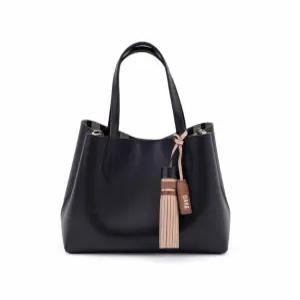 [백화점 선물포장] 닥스 토트백 여성 가죽 경량 정장 미니 크로스백 가방 블랙 366