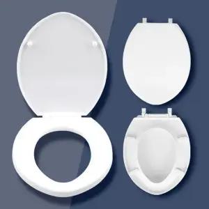 화이트 변기 커버 중 시트 좌식 용교체 양 뚜껑 대형 소형 사이즈 중형 무소음