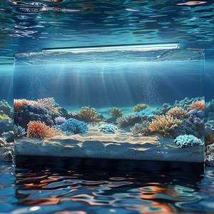 스티커 백스크린 시트지 어항 어항백스크린 어항시트지 램프등 배경 장식 바다 300X300