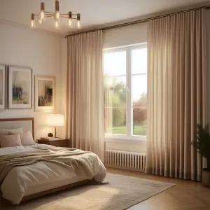 아라크네 벨로르 발수 항균 형상기억 암막커튼 파스텔 거실 핀형 150x170