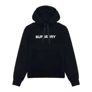 여성 로고 후드티셔츠 블랙 8084755