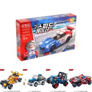 스피드 레이서 (시티 레이싱) 랜덤/자동차/조립/완구/어린이/블럭/블럭만들기/블록/놀이/장난감/초등