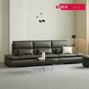 프라우 프리미엄 통가죽 천연면피 4인용 소파 (주문제작)