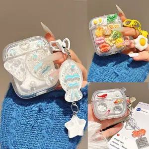 에어팟 4 3 2 프로 레진 금붕어 키링 투명 젤리케이스