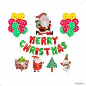 크리스마스 파티 장식 대형 호일풍선 레터링 가랜드 풀세트 홈파티 꾸미기