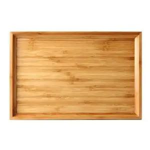 고품질 나무쟁반 대나무 차판 차받침 쟁반 직사각 다과상 찻상 (WFJH1IQ)