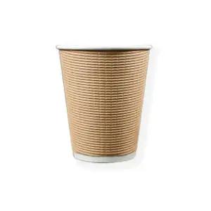 3중 단열컵 10온스 베이직 크라프트 종이컵 500개