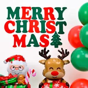 크리스마스펠트가랜드(영문일반)장식소품 파티가랜드