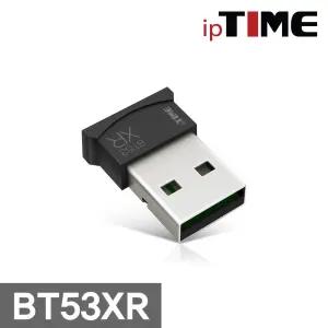 ipTIME BT53XR 블루투스 5.3 동글 블랙/수신기/USB/연결/동글이/무선/노트북/컴퓨터/PC/리시버/PC용/다용도