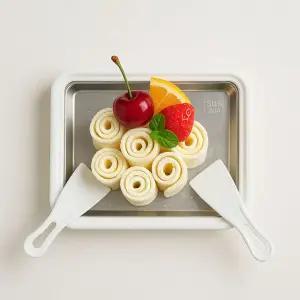 쁘띠끄 철판 아이스크림메이커 소프트 가정용