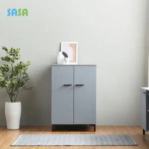 [SASA]사사가구 누베 600 광폭 양문형 속깊은 도어형 LPM 수납장