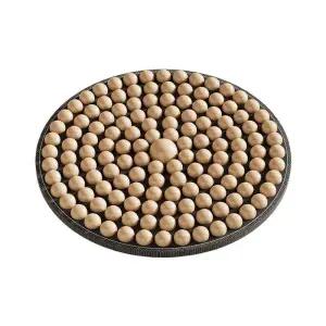 원목 발지압판 나무 발바닥 마사지볼 패드 원형