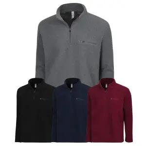 [파파브로] 중년 남성 극세사 털안감 반집업 점퍼 IU-JUW-YT15